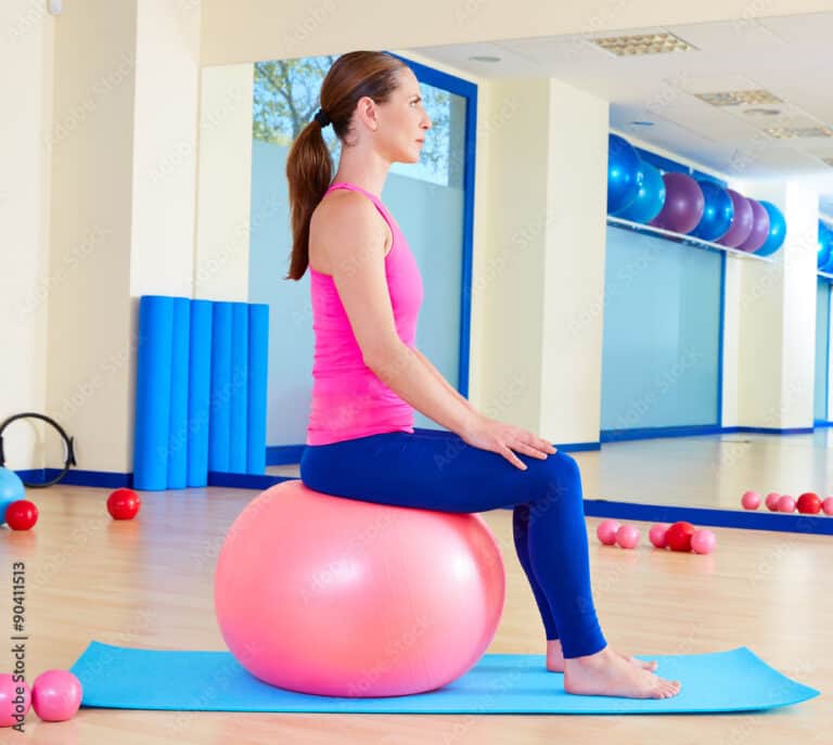 can an exercise ball help with constipation