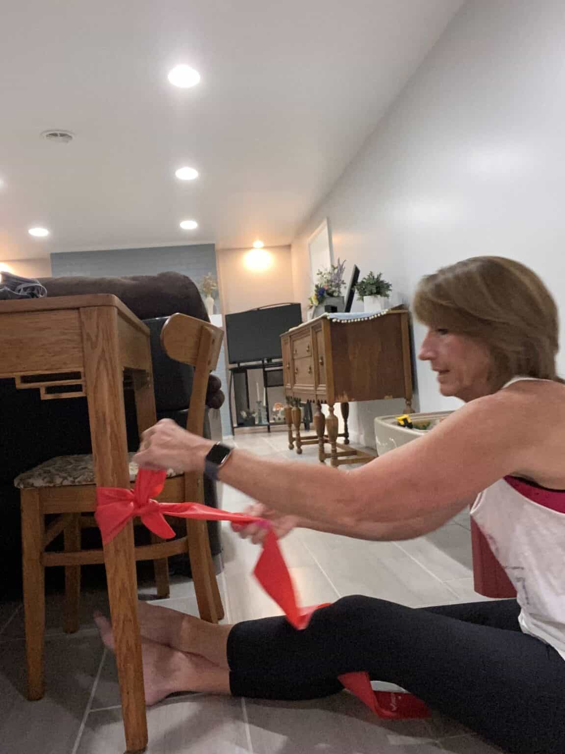 The Best Way To Tie Resistance Bands Simply Aging Healthy