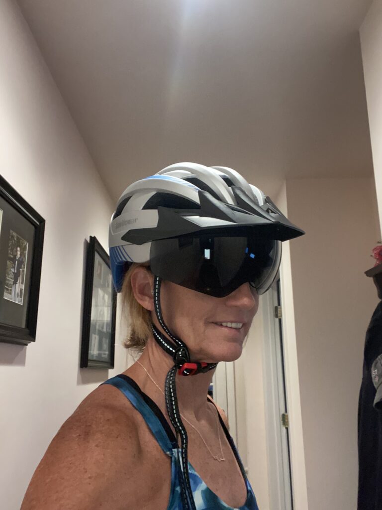 Wear a helmet for new riders over 60