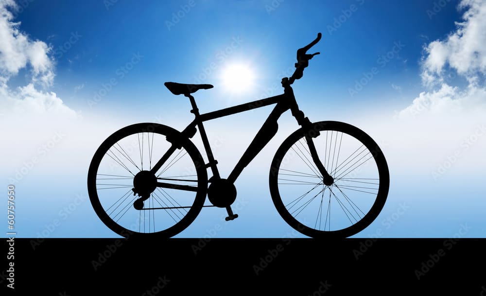 cycling in the heat - bicycle and the sun