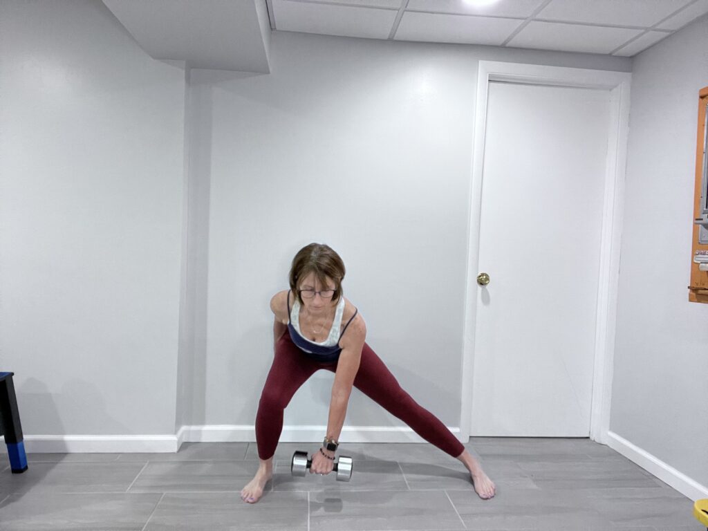 lateral lunges after knee replacement with weights