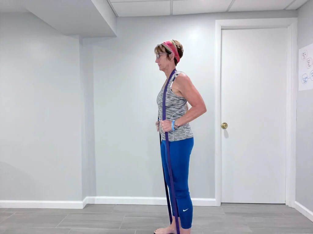 Full Body Resistance Band Warm Up Exercises for Older Adults 4 good mornings