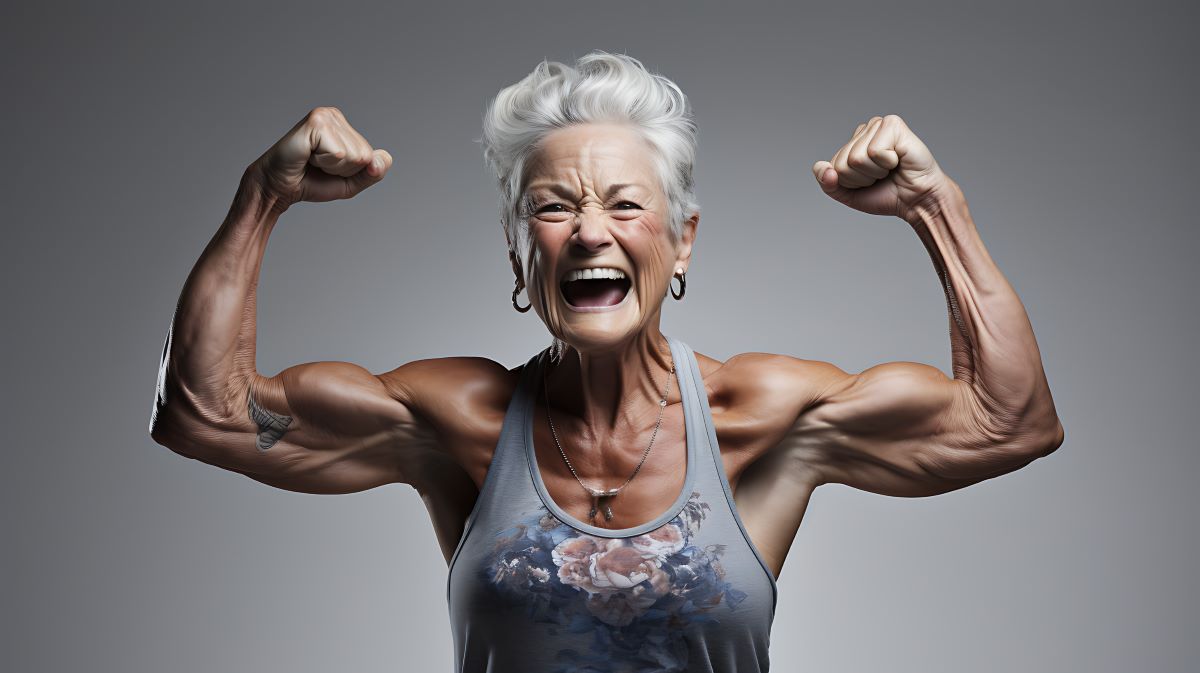 workout routine for women over 60 - strong woman