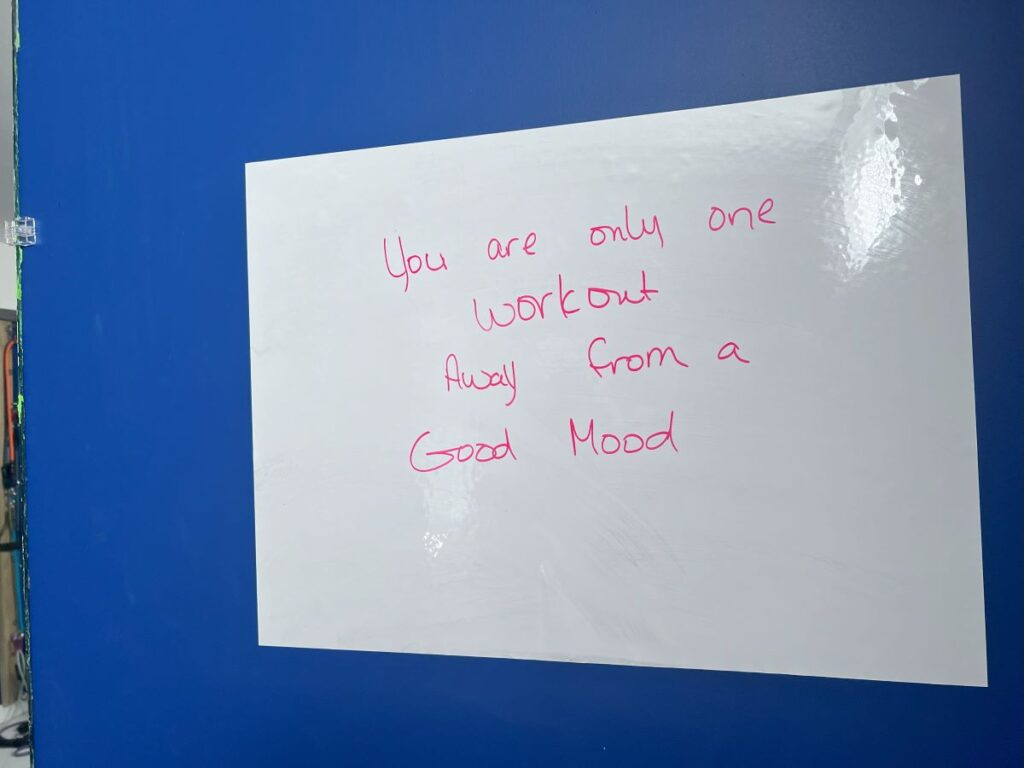 Fit body fit mind quote "you are only one workout away from a good mood"