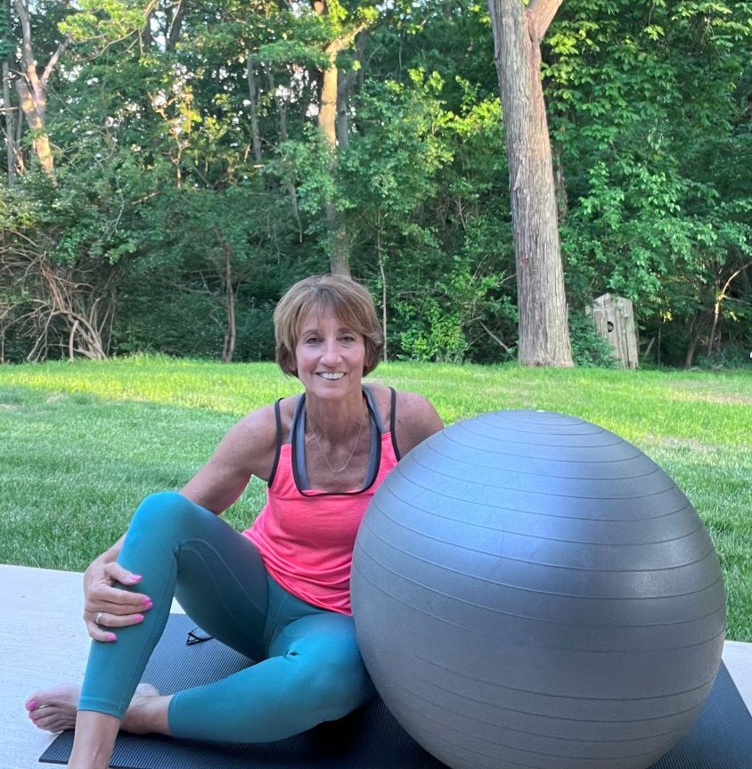 me with yoga ball